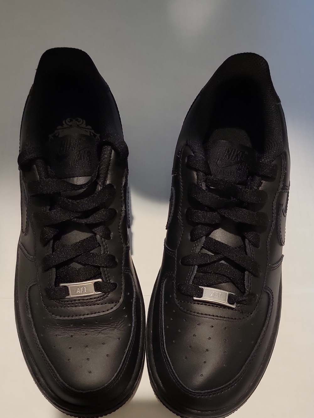 Nike Air Force 1 Low Top Sneakers - Black